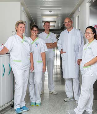 Bild Onkologisches Pflegeteam im Uroonkologischen Zentrum