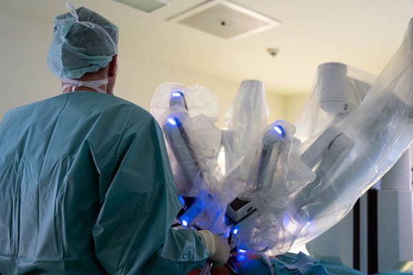 OP Funktionserhaltende Prostatektomie DaVinci OP-Roboter