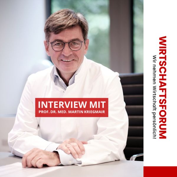 Prof. Dr. Martin Kriegmair im Wirtschaftsforum