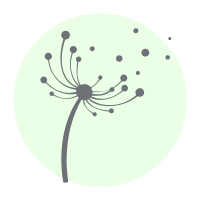 Palliativmedizin Icon-Blume
