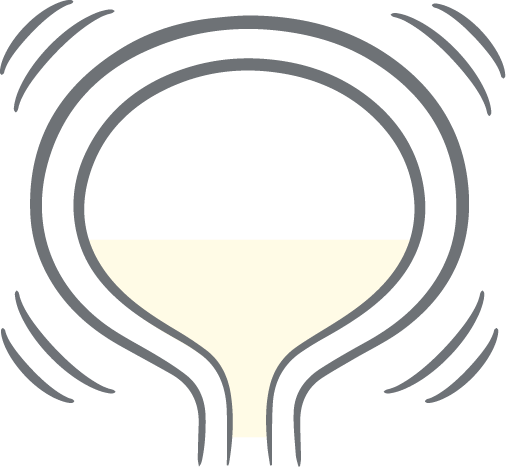 Icon überaktive Blase