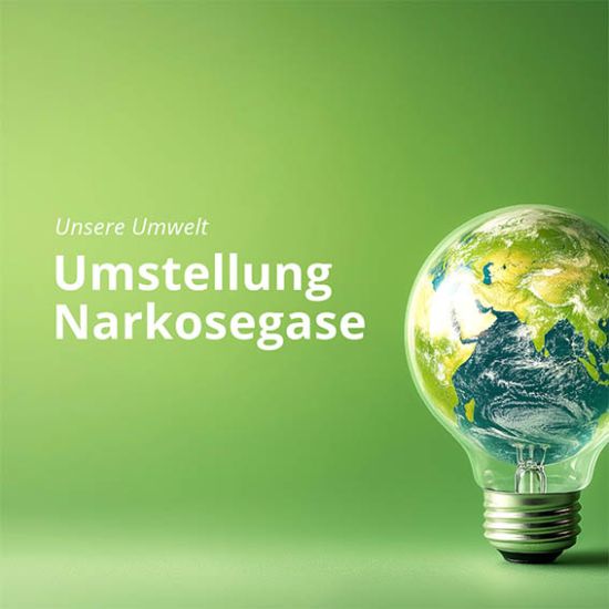 Glühbirne mit unserer Erde-Grüner Hintergrund