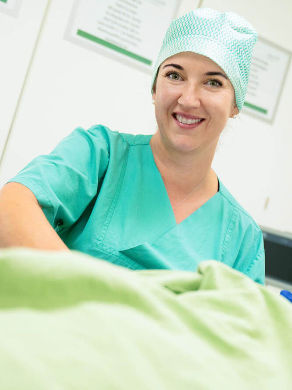 Mitarbeiterin der Anästhesiepflege in der Urologie Planegg